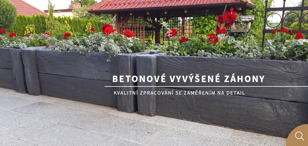 Banner - Betonové vyvýšené záhony